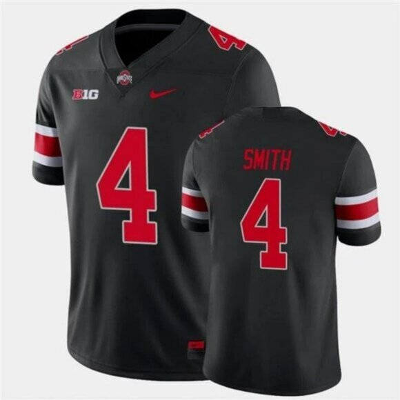 Mens Youths  4 Jeremiah Smith Black Vapor Stitched Jersey - Picture 1 of 2